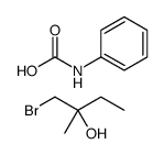 1-bromo-2-methylbutan-2-ol,phenylcarbamic acid Structure