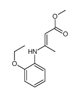 methyl 3-(2-ethoxyanilino)but-2-enoate Structure