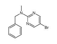 N-benzyl-5-bromo-N-methylpyrimidin-2-amine Structure