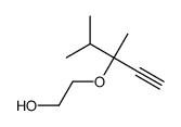 2-(3,4-dimethylpent-1-yn-3-yloxy)ethanol结构式