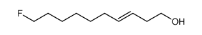 10-fluorodec-3-en-1-ol Structure