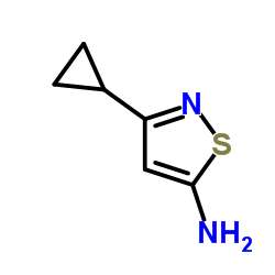 5-Isothiazol amine,3-cyclopropyl Structure