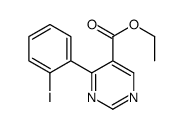 (3-ethyl-2-iodophenyl) pyrimidine-5-carboxylate结构式