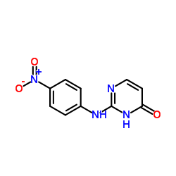 2-[(4-Nitrophenyl)amino]pyrimidin-4-ol Structure
