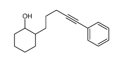 2-(5-phenylpent-4-ynyl)cyclohexan-1-ol结构式