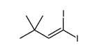 1,1-diiodo-3,3-dimethylbut-1-ene Structure