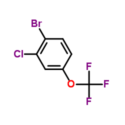 1-Bromo-2-chloro-4-(trifluoromethoxy)benzene Structure