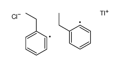 chloro-bis(2-ethylphenyl)thallane Structure