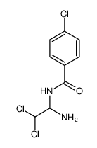 N-(1-amino-2,2-dichloroethyl)-4-chlorobenzamide结构式