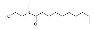 N-(2-hydroxyethyl)-N-methyldecanamide Structure