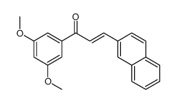 1-(3,5-dimethoxyphenyl)-3-naphthalen-2-ylprop-2-en-1-one结构式