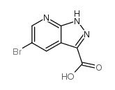 5-bromo-1H-pyrazolo[3,4-b]pyridine-3-carboxylic acid Structure
