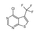 4-Chloro-5-(trifluoromethyl)thieno[2,3-d]pyrimidine结构式