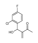3-[(2-chloro-4-fluorophenyl)-hydroxymethyl]but-3-en-2-one Structure