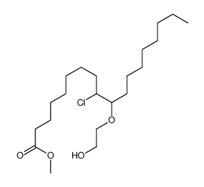 methyl 9-chloro-10-(2-hydroxyethoxy)octadecanoate Structure
