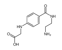 2-[4-(2-aminoethylcarbamoyl)anilino]acetic acid结构式