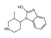 3-(3-methylpiperidin-4-yl)-1H-benzimidazol-2-one结构式