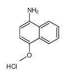 4-甲氧基萘-1-胺盐酸盐结构式