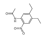 acetic acid-(4,5-diethyl-2-nitro-anilide)结构式