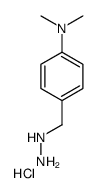 4-(Hydrazinylmethyl)-N,N-dimethylaniline hydrochloride Structure