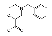 2-Morpholinecarboxylic acid, 4-(2-pyridinylmethyl) Structure