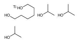(hexane-1,6-diolato-O)tris(propan-2-olato)titanium结构式