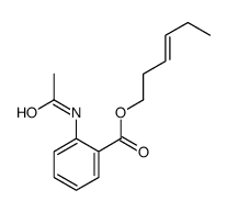(Z)-hex-3-enyl 2-(acetylamino)benzoate结构式