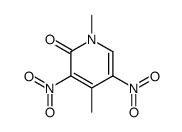 1,4-dimethyl-3,5-dinitropyridin-2-one Structure