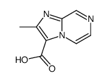 2-methylimidazo[1,2-a]pyrazine-3-carboxylic acid结构式
