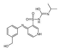 1-[4-[3-(hydroxymethyl)anilino]pyridin-3-yl]sulfonyl-3-propan-2-ylurea Structure