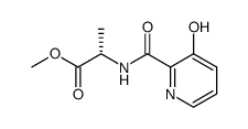 (S)-methyl 2-(3-hydroxypicolinamido)propanoate Structure