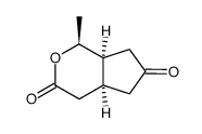 (1α,2β,6α)-2-Methyl-3-oxabicyclo<4.3.0>nonane-4,8-dione结构式