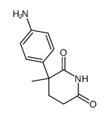 3-methyl-3-(4-aminophenyl)piperidine-2,6-dione Structure