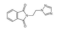 2-[2-(1,2,4-triazol-1-yl)ethyl]isoindoline-1,3-dione结构式
