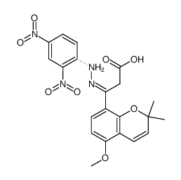 Ursinoin-Saeure-2,4-dinitrophenylhydrazon结构式
