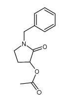 3-acetoxy-1-benzyl-2-pyrrolidinone结构式