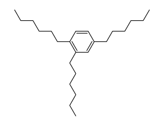 1,2,4-tri-n-hexylbenzene结构式