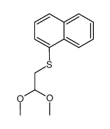 [1]naphthylsulfanyl-acetaldehyde dimethylacetal结构式