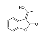 3-(1-hydroxyethylidene)-1-benzofuran-2-one Structure