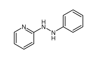 1-(pyridin-2-yl)-2-phenylhydrazine Structure