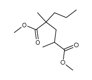 dimethyl 2,4-dimethyl-2-propylglutarate Structure
