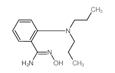 2-(Dipropylamino)-N'-hydroxybenzenecarboximidamide Structure