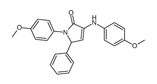 4-(4-methoxyanilino)-1-(4-methoxyphenyl)-2-phenyl-2H-pyrrol-5-one Structure