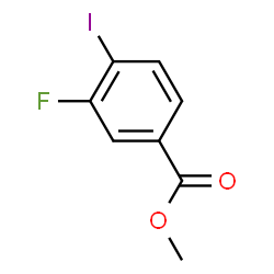 Methyl3-fluoro-4-iodobenzoate structure