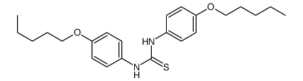 1,3-bis(4-pentoxyphenyl)thiourea Structure