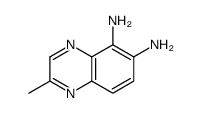 5,6-Quinoxalinediamine,2-methyl-结构式