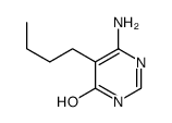 6-amino-5-butyl-1H-pyrimidin-4-one结构式