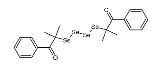 2,2'-tetraselanediylbis(2-methyl-1-phenylpropan-1-one) Structure