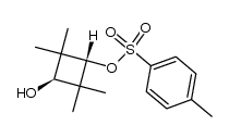 2,2,4,4-tetramethyl-3t-(toluene-4-sulfonyloxy)-cyclobutan-r-ol结构式