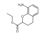8-amino-2-ethoxycarbonyl-3,4-dihydro-2H-1-benzopyran Structure